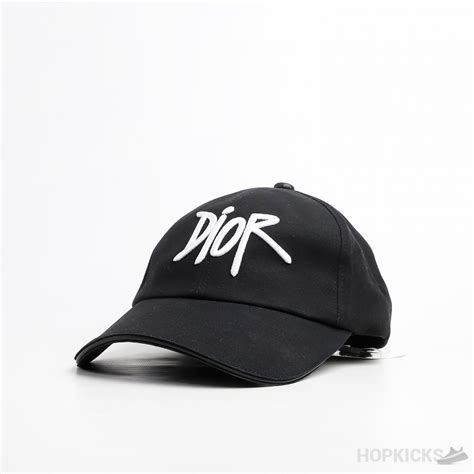 black dior cap